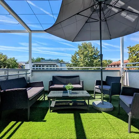 Leipzig-residenz Waldstraße Am Zoo Und Red Bull Arena , Rooftop Mit 2 Dachterrassen Apartment